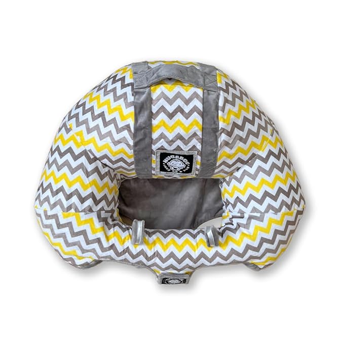 Hugaboo The Original Infant Sitting Chair, Yellow Chevron/2nd Edition