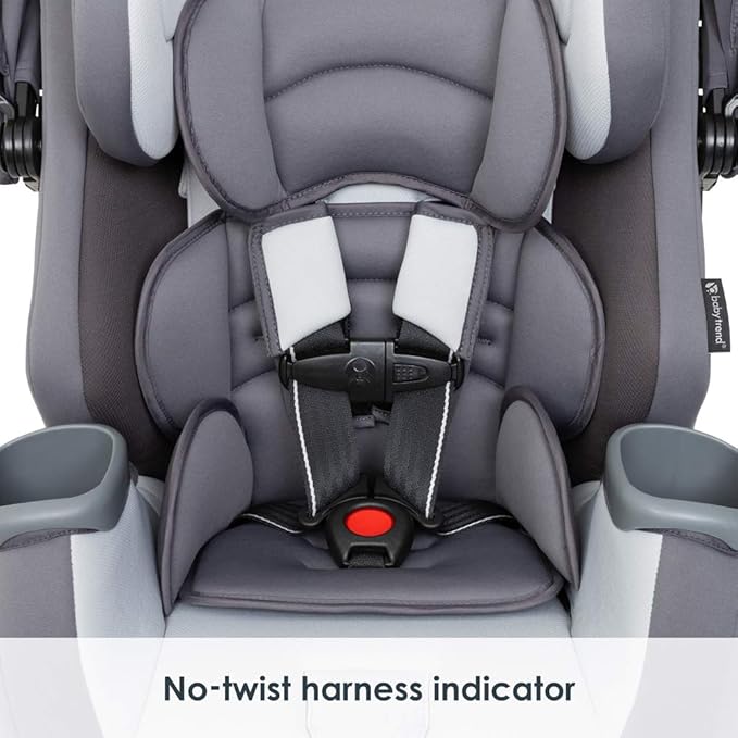 Baby Trend Cover Me™ 4-in-1 Convertible Car Seat, Vespa – Built-in Canopy, 4-Stage Growth System, Plush Comfort Padding, Multi-Position Recline