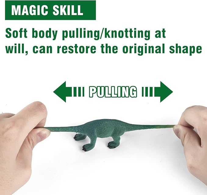 Color Changing Dinosaur Toys,15 Pieces Changing Color Dinosaur Set,Mold Free Bath Toys,Great Gift for Kids Boys and Girls,for Easter Egg Fillers,Goodie Bags Fillers,Themed Party
