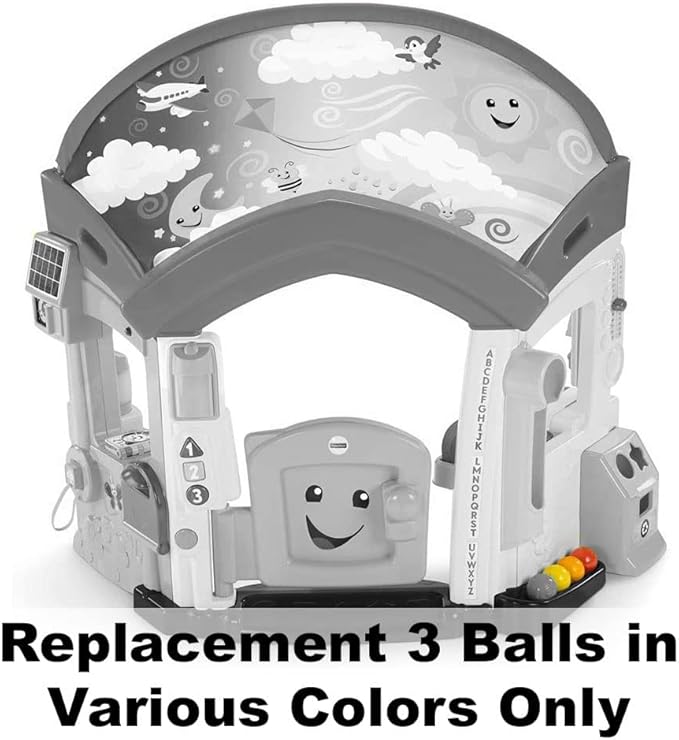 Replacement 3 Balls for Fisher-Price Laugh & Learn Smart Learning Home - FJP89 ~ Colors May Vary