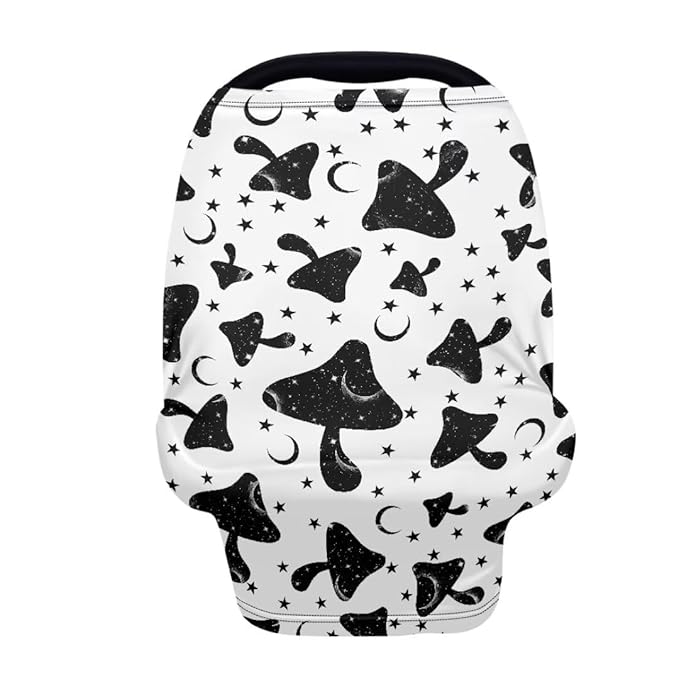 Coldinair Mushroom Multifunctional Nursing Cover Multi Use Cover for Baby Car Seat Canopy Shopping Cart Cover,Stroller Cover