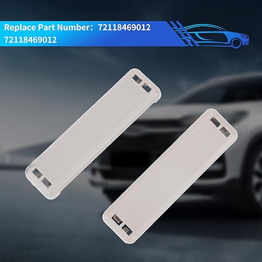Rlydm Seat Safety Belt Buckle Limit Stop Clamp Clip 72118469012 for BMW 1 2 3 4 Series, Replace# 8469012, 72111862636, 72111845044, 72111845043, 72110391738, 133 25 13325, Beige