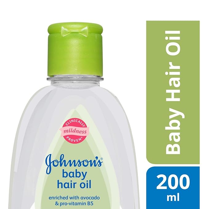 Johnson's Baby Hair Oil (200Ml) Clear