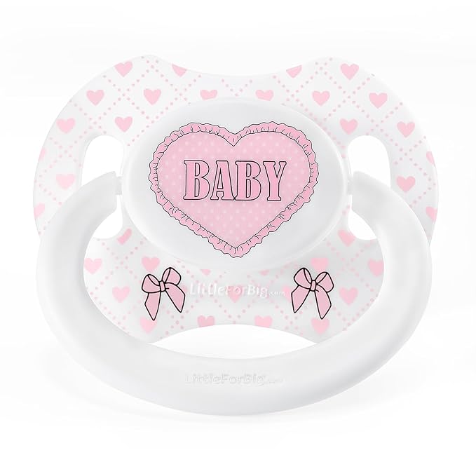 LittleForBig Bigshield Generation-II Adult Sized Printed Pacifier Blushing Baby Pattern