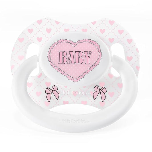 LittleForBig Bigshield Generation-II Adult Sized Printed Pacifier Blushing Baby Pattern