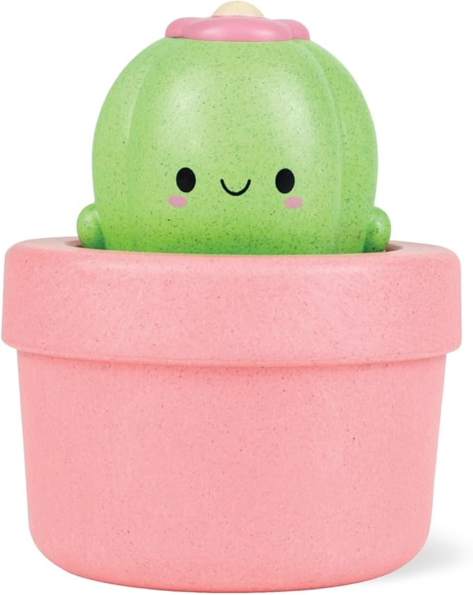 Tiger Tribe Bath Pop-Up Cactus Toy - Water Activated, Peek-A-Boo Sensory, Eco-Friendly for Kids, Toddlers & Babies
