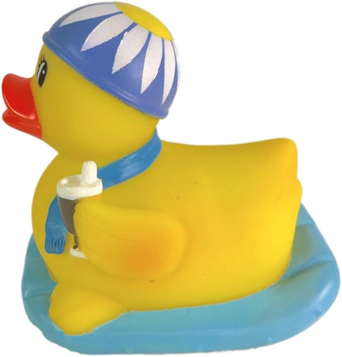 3" Rubber Duck [Sealed Hole, Floats Upright] - Baby Safe Bathtub Bathing Toy - Pool Party Rubber Duck