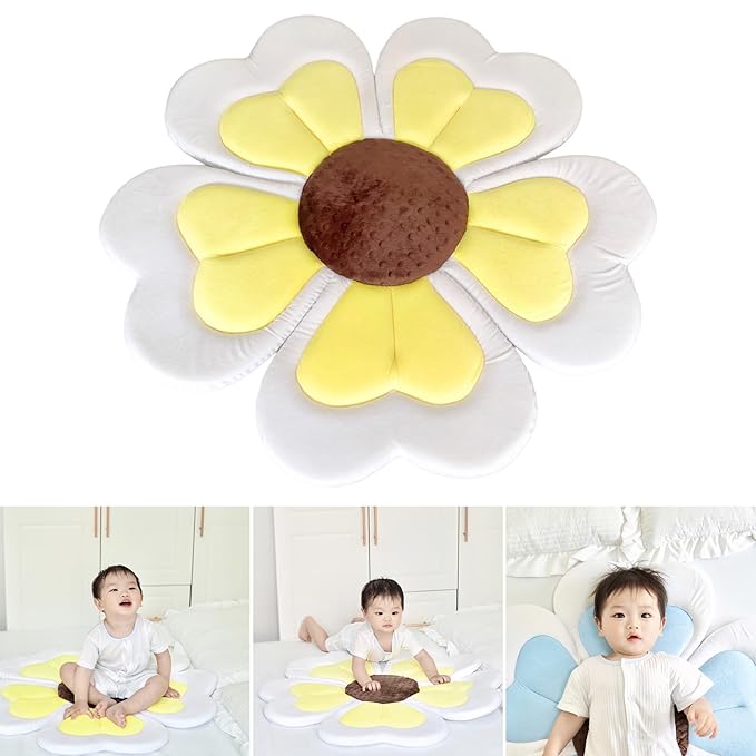 Gentle & Secure Baby Bathing Solution Stable Baby Bathing Aid Soft Bathtub Support Slip Bath Pad for Newborns