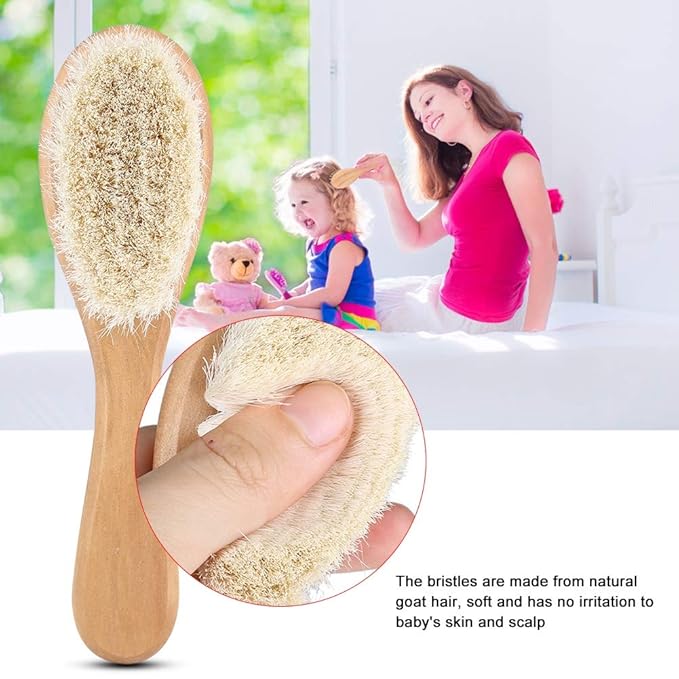 Weiyirot Baby Hair Brush, Infant Comb, Premium Materials for Baby Women Men Old Man