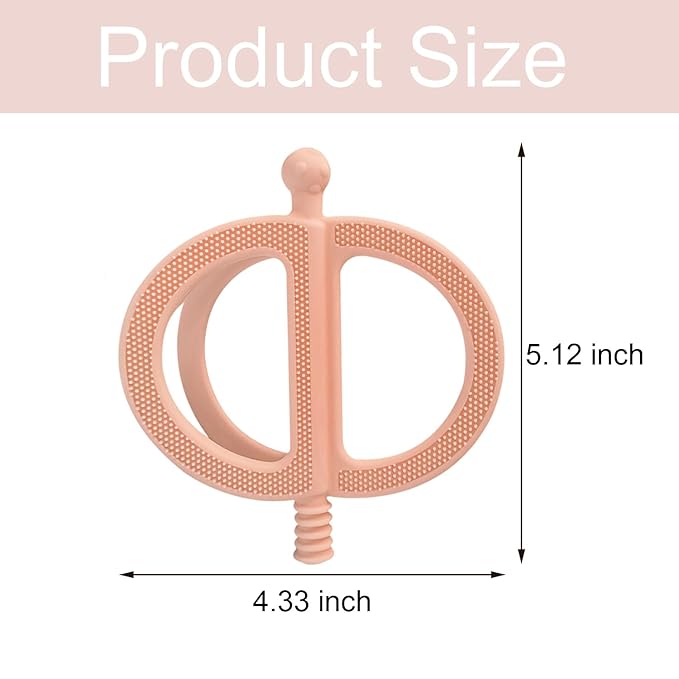 YAPROMO Silicone Teether Toys for 0-36 Months Babies, Teether Tubes for Teething Pain Relief - Anti-Choking Straw Tube Design, Sensory Teething Toys for Infants & Toddlers