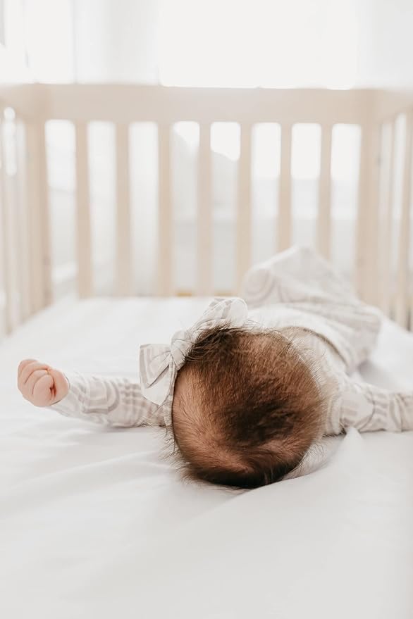Copper Pearl Baby Bows: Stylish Headbands for Baby Girls, Premium Soft and Stretchy Baby Headbands, Perfect for Newborns, Trendy Designs - Bliss