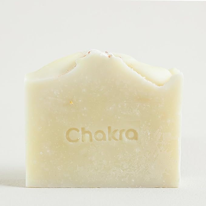 Chakra Sea Salt Bar Soap - Paraben & Additive Free Handmade Soap Bar for Face, Body and Hands, Gentle Cleansing for Daily Skin Care, 4.23 oz