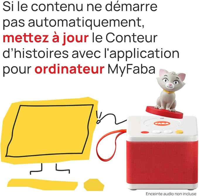 FABA Personnage Sonore La farandole des Animaux Music and Songs, Children 0+ Years, Educational Game, French Version