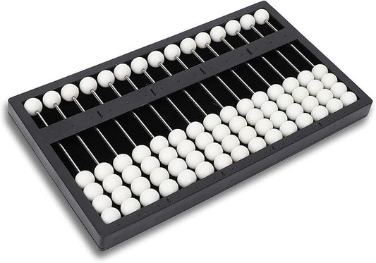 The Blind Abacus, Professional 15 Row Braille Learning Tool Portable Mathematic Concepts Blind Abacus with Tactile Signs for Early Education Math Concept Learning