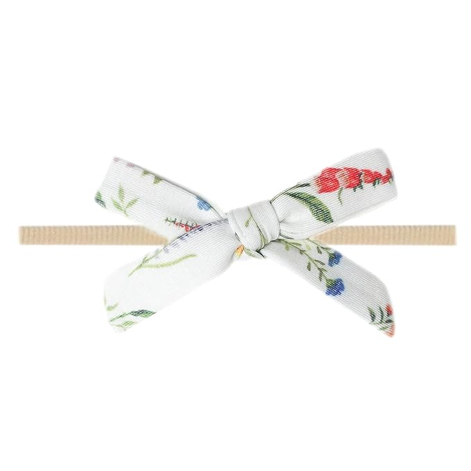 Copper Pearl Baby Bows: Stylish Headbands for Baby Girls, Premium Soft and Stretchy Baby Headbands, Perfect for Newborns, Trendy Designs - Aspen
