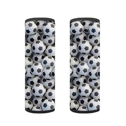 AFPANQZ Football Pattern Car Seat Belt Pads Covers Set for Kids Boys Soft Safety Seatbelt Pad Cushion Shoulder Stripe Padfor Children Car Seats Accessories Decor 2 Pieces Set