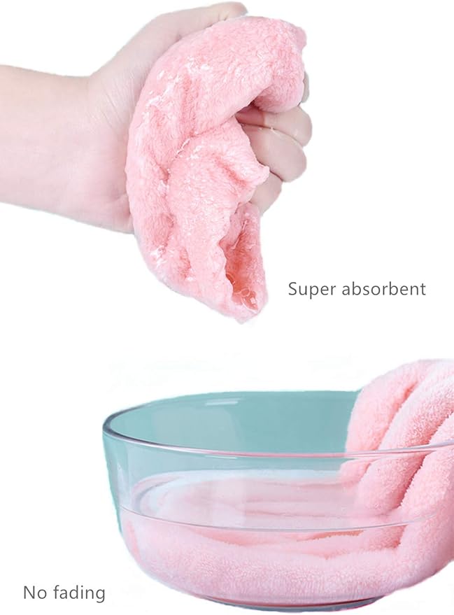 15 Pack 12''x12'' Absorbent Microfiber Baby Washcloths Soft Fleece Wash Clothes Face Towels for Baby,Newborns,Infants,Toddlers,Kids,Baby Face Towel Bath Wipes