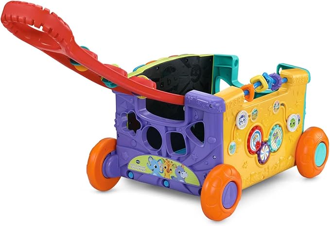 VTech Sort and Discover Activity Wagon for Toddlers, Red