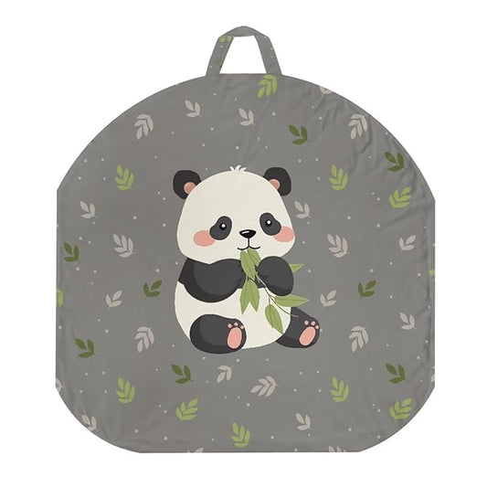 Newborn Lounger Cover, Panda Removable Newborn Lounger Cover Soft Baby Lounger Cover Portable Infant Lounger Slipover Breathable Nest Pillow Cover for Boys Girls