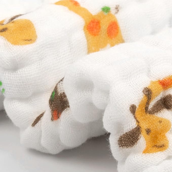 babygoal Baby Bath Towel 2 Pack, 100% Muslin Cotton Hooded Towel for Newborn,Toddler,Infant, Absorbent & Hypoallergenic Baby Gift for Boys Girls 35"x35" T0405