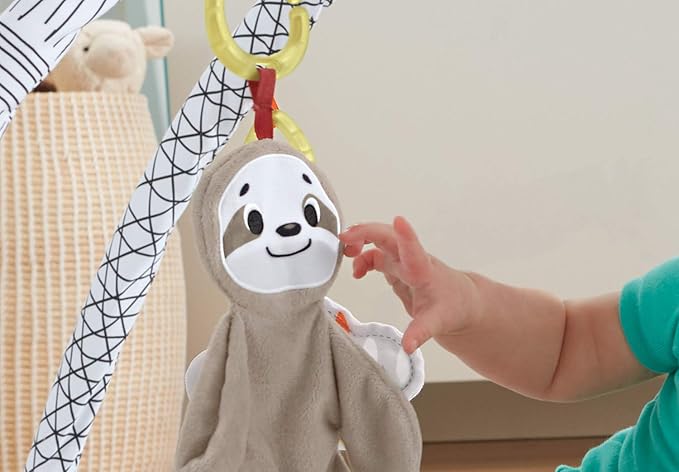 Fisher-Price Perfect Sense Deluxe Gym, Plush Infant Play Mat with Toys (Standard Packaging)
