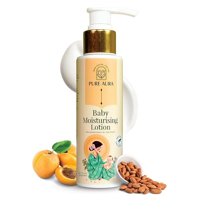 Rich Moisture Baby Lotion, 200ml, Nourishing Cream for Soft & Sensitive Skin, Ayurvedic & Chemical-Free, Safe for Newborns & Kids