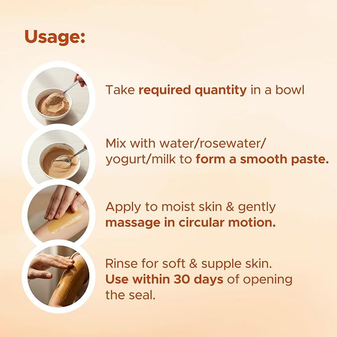 Baby Organo Babyorgano Natural Ubtan For Skin Tan Removal L Bath Powder For Kids And Women L Soft Glowing Skin With Green Gram L Sandalwood And Turmeric L 100% Ayurvedic Fdca Approved - 100 g