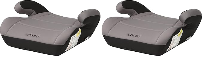 Cosco Topside Backless Booster Car Seat,Lightweight Booster Seats for Cars 40-100 lbs,Backless-Booster Seat for Car,Leo,(Pack of 2)