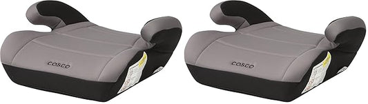 Cosco Topside Backless Booster Car Seat,Lightweight Booster Seats for Cars 40-100 lbs,Backless-Booster Seat for Car,Leo,(Pack of 2)