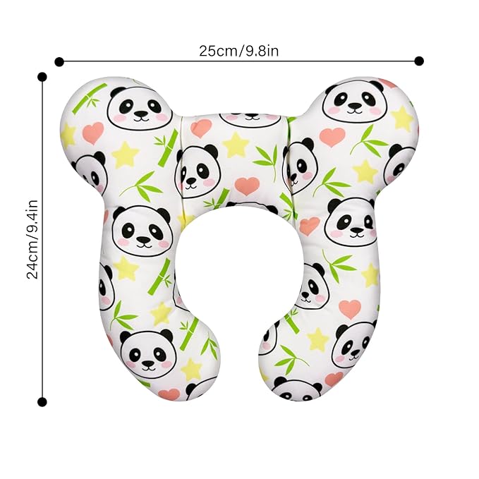 Baby Neck Pillow - Upgraded Baby Support Travel Head Pillow, Portable Headrest for Toddlers & Children for Car Rides, Planes, Road Trips (A9)