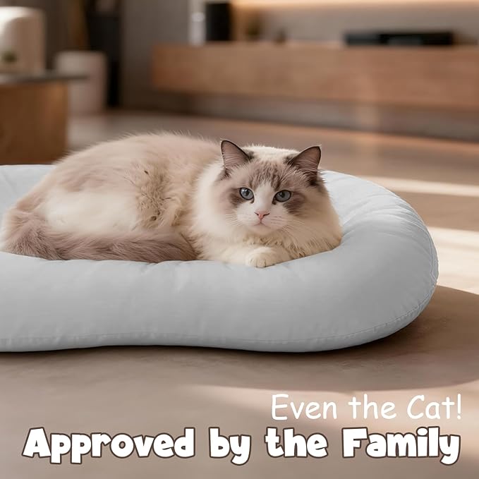 Extra Large Newborn Lounger & Baby Nest – Essential Baby Registry Gift – XL Portable Infant Floor Cushion for Tummy Time Support – Machine Washable Cotton Cover (CPC Certified)