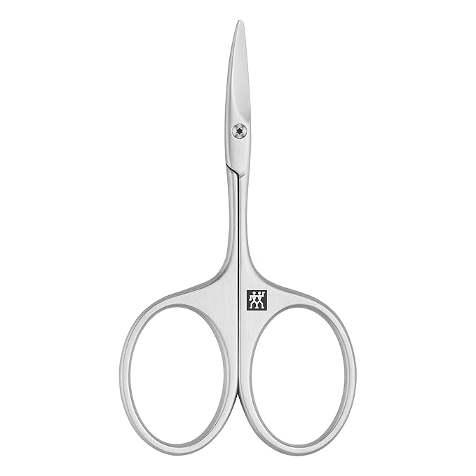 ZWILLING Nail Scissors Set for Kids and Babies (Safe Nail Care, 3 Piece Set with Nail File and Brush Gift Set) Premium White