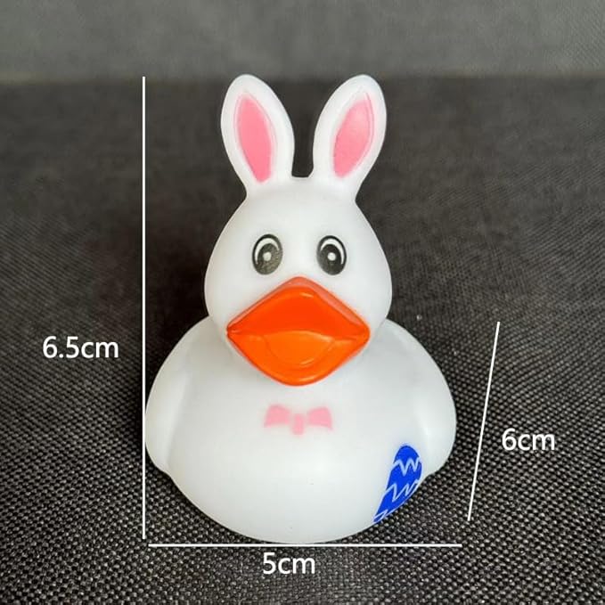 12 Pcs Easter Duck Assortment Rubber Duck Toy Duckies for Kids,Birthday Gifts Baby Showers Classroom Incentives
