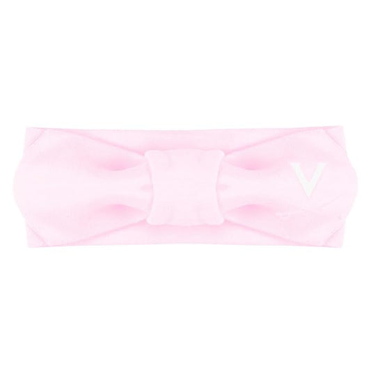 Creative Knitwear Virginia Cavaliers Infant Girls Pink Solid Hair Knot Headband Embroidered Logo - Size Newborn - 4T