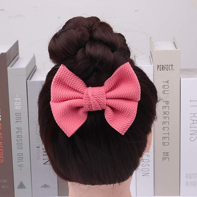 XIMA 15pcs Hair Bow Clips Fabric Princess's Hair Accessories for Baby Girl Toddlers Teens Kids Womens