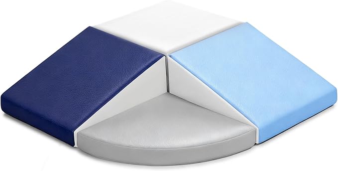 Sumbababy Climbing Foam Blocks for Toddlers: PU Leather Foam Blocks for Kids Active Play - Toddler Climbing Toys Indoor - Durable Playground Gym Preschool Toddler Toys for Boys and Girls
