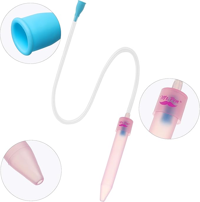 Mr. Pen Baby Nasal Aspirator with 3 Extra Hygiene Filters, Pink, Nasal Suction for Baby