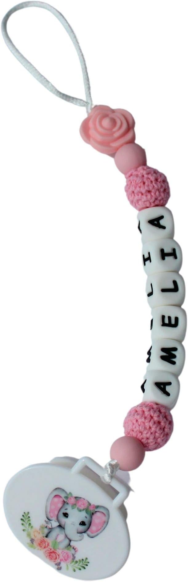 Personalized Baby Gift - Baby Brush and Comb Set, Suitable for Ages 0-3 Years, Blue Elephant, Gentle Cleansing