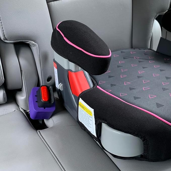 Silicone BPA-Free Buckle Booster for Rear Seat Belts - Uprights Your Second Row Receptacle for Easy Reach - No More Floppy Buckle (2)