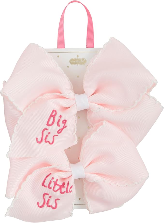 Mud Pie Children's Pink Sisters Bows