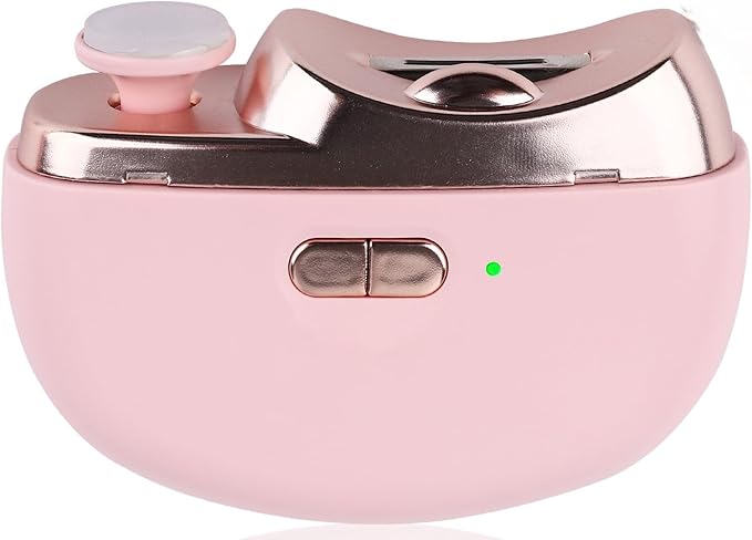 Upgraded Electric Nail Clipper, 3 in 1 Automatic Nail Trimmer and Polisher with LED Light & Clip Storage