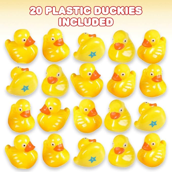 Gamie Plastic Duck Matching Game - Fun Rubber Ducks for Kids, Preschool Matching Ducks Memory Game, Educational Learning Toy for Toddlers, Develops Concentration & Number Recognition Skills