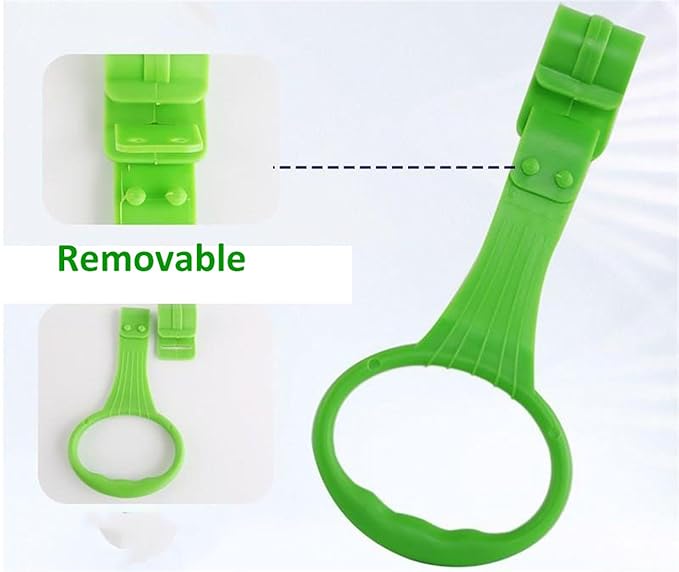 5pcs Walk Assistant Plastic Baby Crib Pull Rings for Baby Baby Pull Up Rings Cot Hanging Rings for Infant Baby Toddler Practice Tool (5 Color)