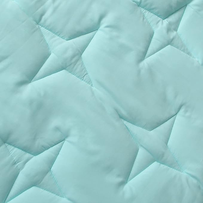 Hexagon Playpen Mattress Mat Blue, Non Slip Playpen Mat for Regalo Play Yard 6 Panel Playpen, Fit Hiccapop 53" PlayPod Portable Playard, Kids Tent Mat Hexagon
