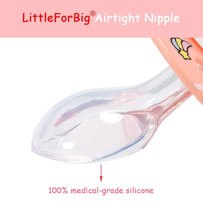 LittleForBig Bigshield Generation-II Adult Sized Pacifier Astro Babies Pink Bunny Pattern