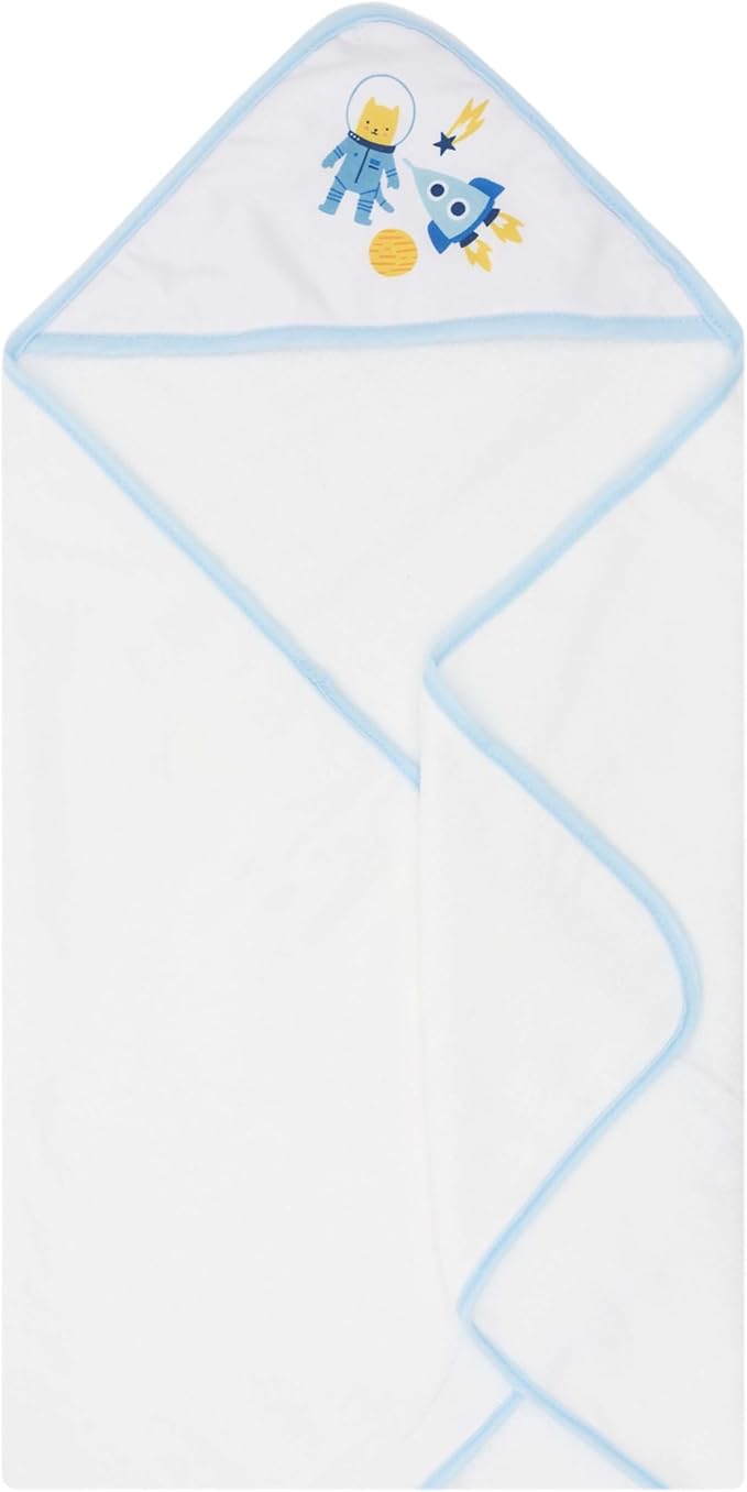 Hooded Baby Towels 3-Pack – Soft Baby Bath Towels with Hood for Newborns & Toddlers, Baby Hooded Towel Set, 30" x 26" (Moon Bear)