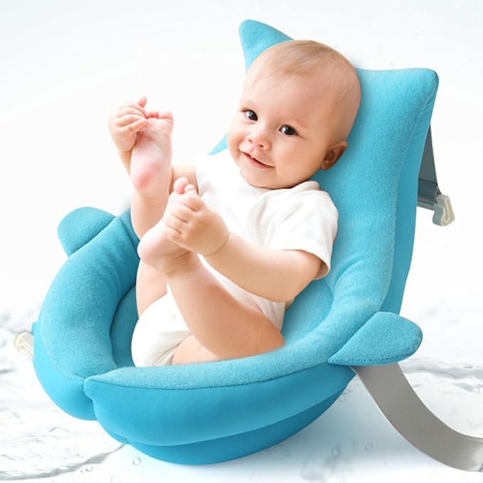 Bathtub Mat for Baby Infant Bathtub Seat Cushion Bath Pad Quick Drying Float Cushion
