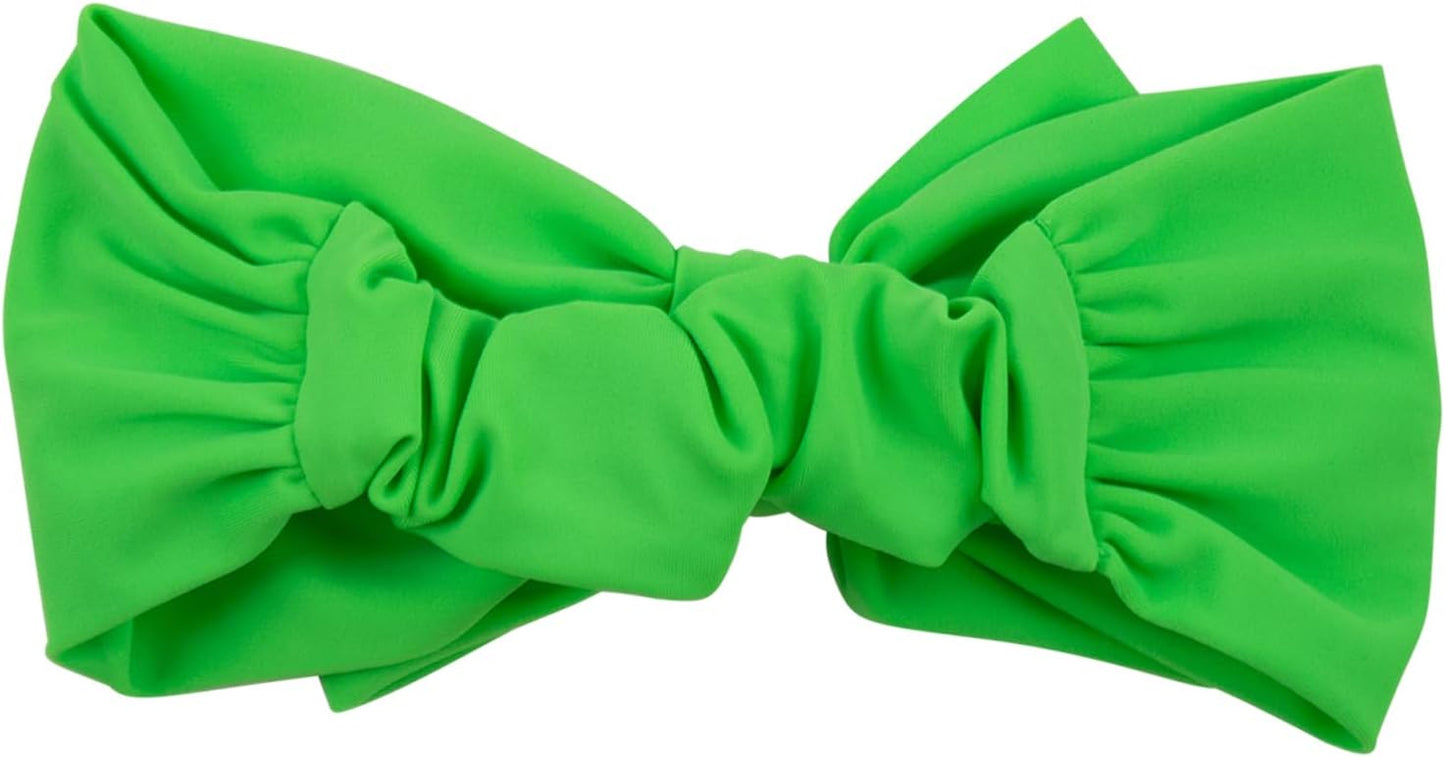 RuffleButts® Girls Swim Bow Headband