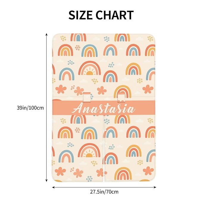 Personalized Rainbow Baby Car Seat Canopy with Name – Custom Nursing Cover, Stroller Seat Cover, Breastfeeding Privacy Blanket, Soft Breathable Infant Cover for Newborn Boy Girl Gift