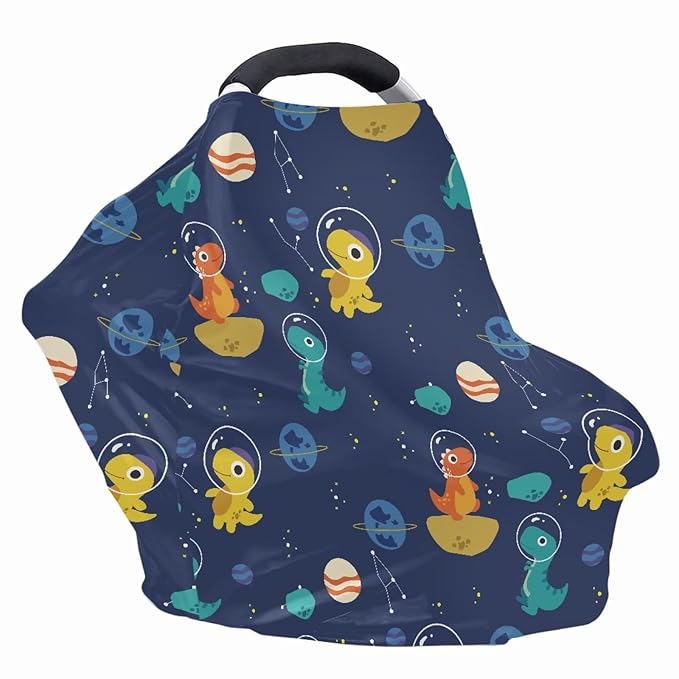 Baby Car Seat Cover Breathable Infant Stroller Cover for Babies Stroller Canopy Covers Easy to Clean Multi-Use Car Seat Cover